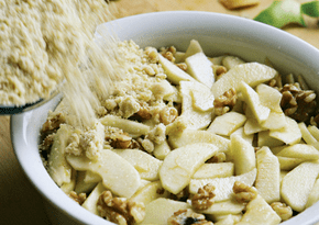 Apple and Walnut crumble recipe