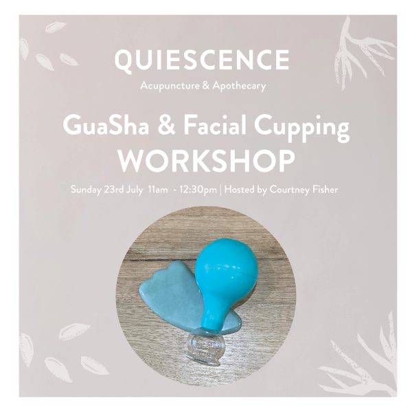 SOLD OUT July GuaSha & Facial Cupping Workshop (includes facial cup)